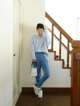 「STELLA McCARTNEY（ステラマッカートニー）のアイテム（スニーカー、ホワイト系）」を使った、non3324taxさん（レディース）の秋コーディネート