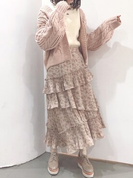 saeさん（レディース・159cm）の冬コーディネート