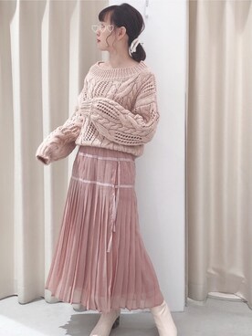 saeさん（レディース・159cm）の冬コーディネート