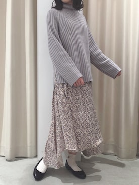 saeさん（レディース・159cm）の冬コーディネート