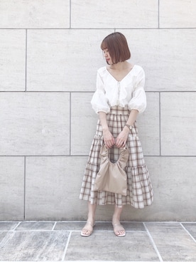 saeさん（レディース・159cm）の夏コーディネート