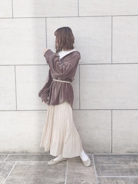 saeさん（レディース・159cm）の秋コーディネート