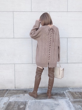 saeさん（レディース・159cm）の秋コーディネート