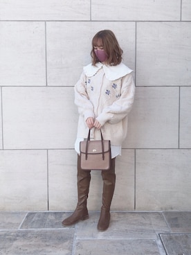 saeさん（レディース・159cm）の秋コーディネート