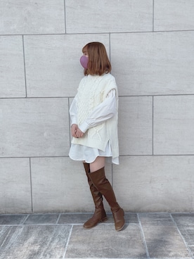 saeさん（レディース・159cm）の秋コーディネート