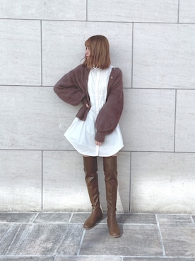 saeさん（レディース・159cm）の秋コーディネート