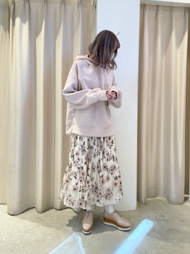 「厚底」｜「アイテム（その他シューズ）」を使った、saeさん（レディース・159cm）の冬コーディネート