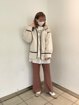 saeさん（レディース・159cm）の冬コーディネート