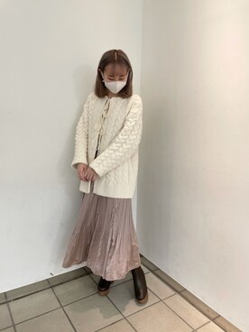 saeさん（レディース・159cm）の冬コーディネート