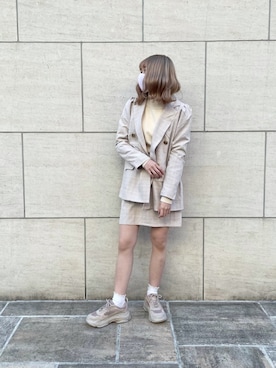 saeさん（レディース・159cm）の冬コーディネート