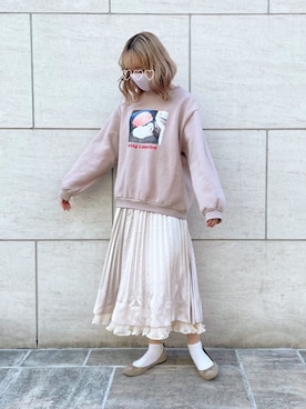 saeさん（レディース・159cm）の冬コーディネート