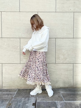 saeさん（レディース・159cm）の冬コーディネート