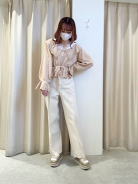 saeさん（レディース・159cm）の冬コーディネート