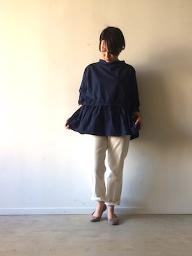 「ichi（イチ）のアイテム」を使った、okunoさん（レディース・160cm）の春コーディネート