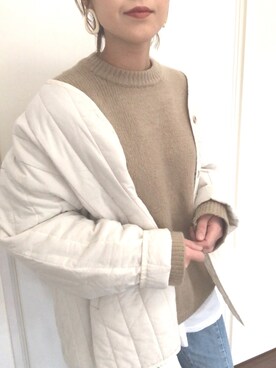 「TODAYFUL（トゥデイフル）のTODAYFUL(トゥディフル)  "ROY's Denim"カットオフデニム（デニムパンツ）」を使った、▲▼kana▲▼さん（レディース・167cm）の冬コーディネート