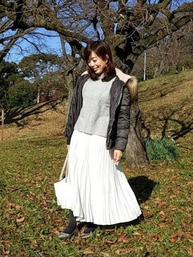「youtube」｜「アイテム（ジャケット/アウター）」を使った、愛されワーママスタイル｜YouTubeさん（レディース・156cm）の冬コーディネート