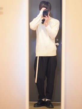 「定番」｜「アイテム（その他）」を使った、genさん（メンズ・164cm）の冬コーディネート
