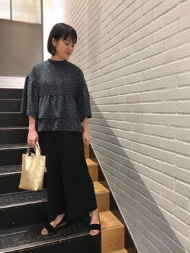 山中 久未さん（レディース・157cm）の春コーディネート