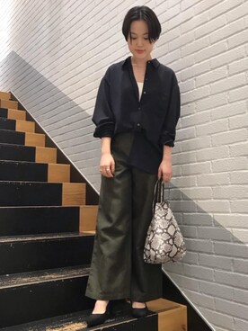 山中 久未さん（レディース・158cm）の夏コーディネート