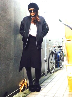 「Import & Select（インポートアンドセレクト）のアイテム（スカート）」を使った、suga_さん（レディース・159cm）の春コーディネート