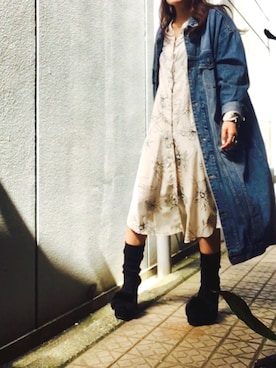 「Import & Select（インポートアンドセレクト）のアイテム（ワンピース/ドレス）」を使った、suga_さん（レディース・159cm）の春コーディネート