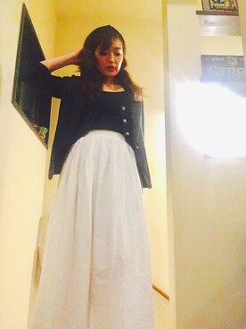 「muse muse（ミューズミューズ）のアイテム」を使った、suga_さん（レディース・159cm）の春コーディネート