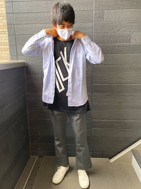 「juha」｜「アイテム（アクセサリー）」を使った、しゅんぺいさん（メンズ・175cm）の春コーディネート