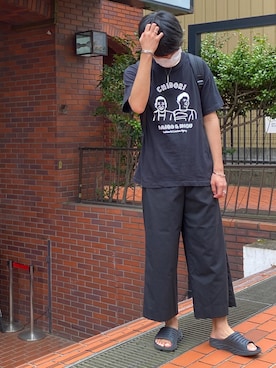 「juha」｜「アイテム（アクセサリー）」を使った、しゅんぺいさん（メンズ・175cm）の夏コーディネート
