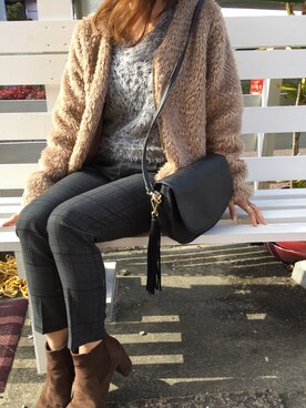 Yuri さん（レディース・155cm）の冬コーディネート