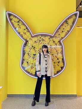 「ボーダーニット」｜「アイテム（カバーオール）」を使った、▪️𝑲𝒂𝒈𝒆𝒌𝒐▪️さん（レディース・168cm）の冬コーディネート