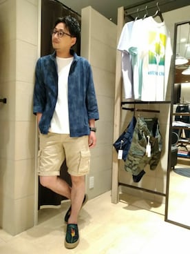 「OSKLEN（オスクレン）のアイテム」を使った、KOBさん（メンズ・171cm）の夏コーディネート