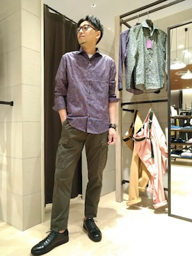 「SCOTCH & SODA（スコッチ アンド ソーダ）のアイテム（パンツ）」を使った、KOBさん（メンズ・171cm）の夏コーディネート