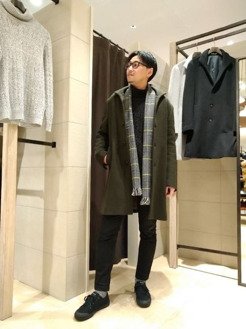 Kob Da Na Vie ルクアイーレ High Streetのステンカラーコートを使ったコーディネート Wear