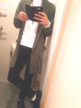 「UNIQLO（ユニクロ）のWOMEN ウルトラストレッチジーンズ（デニムパンツ）」を使った、D@iさん（メンズ・170cm）の春コーディネート