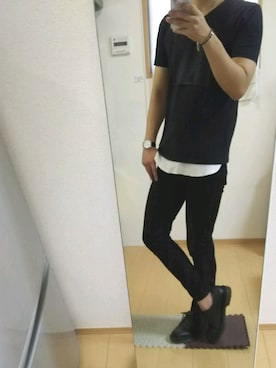 「BG（ビージー）のアイテム」を使った、D@iさん（メンズ・170cm）の夏コーディネート