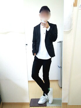 「UNIQLO（ユニクロ）のWOMEN ウルトラストレッチジーンズ（デニムパンツ）」を使った、D@iさん（メンズ・170cm）の秋コーディネート