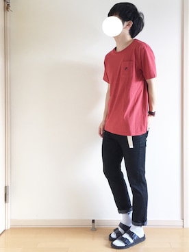 「AKM（エイケイエム）のアイテム（アナログ腕時計）」を使った、namekujiさん（メンズ・167cm）の秋コーディネート