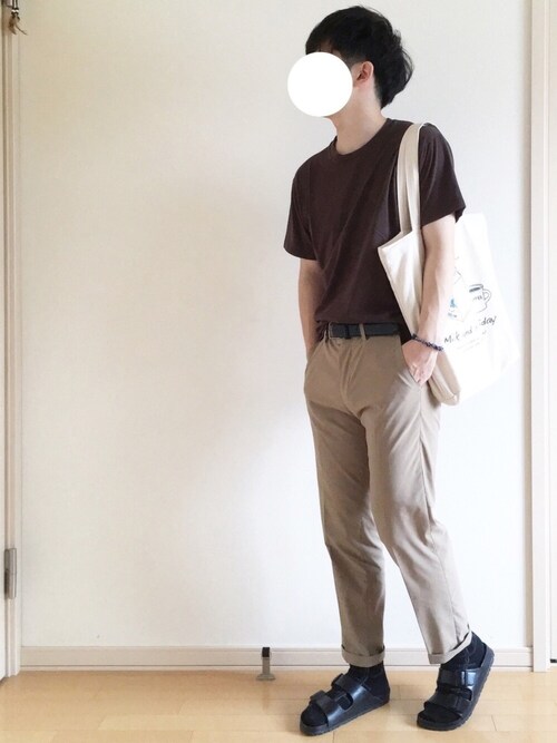 Namekuji ユニクロの感動パンツを使ったコーディネート Wear