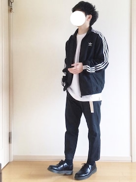 「BEAMS（ビームス）のアイテム（ナイロンジャケット）」を使った、namekujiさん（メンズ・166cm）の秋コーディネート