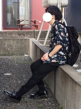 namekujiさんの「WOMEN デニムジョガーパンツ（レングス67～70cm）」を使ったコーディネート