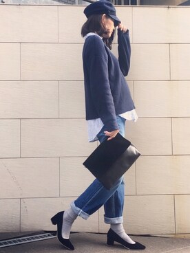 うえむら あやのさん（レディース・165cm）の冬コーディネート