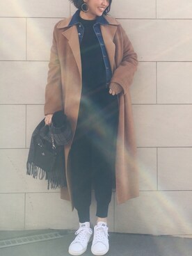 うえむら あやのさん（レディース・165cm）の冬コーディネート