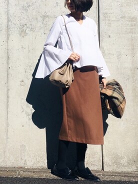 うえむら あやのさん（レディース・165cm）の春コーディネート