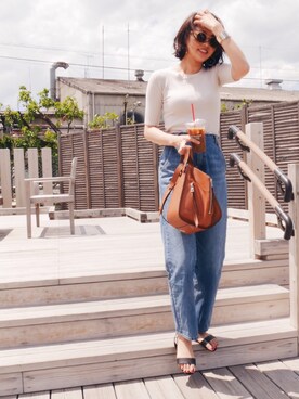 うえむら あやのさん（レディース・165cm）の夏コーディネート