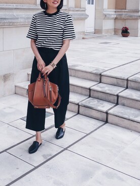 うえむら あやのさん（レディース・165cm）の夏コーディネート