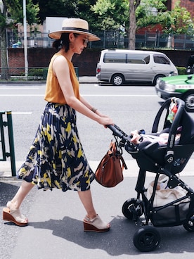 うえむら あやのさん（レディース・165cm）の夏コーディネート