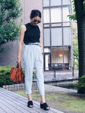 うえむら あやのさん（レディース・165cm）の夏コーディネート