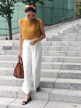 うえむら あやのさん(レディース・165cm)の夏コーディネート