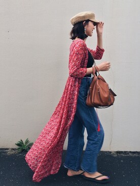 うえむら あやのさん（レディース・165cm）の夏コーディネート