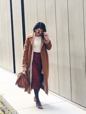 うえむら あやのさん(レディース・165cm)の冬コーディネート